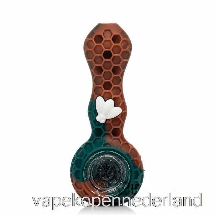 Elektronische Sigaret Vape Stratus Bee Siliconen Lepel Brons (bruin / Groenblauw / Witte Bij)